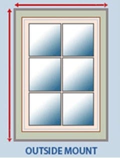 How to measure the accurate height and width of a window for outside mounting