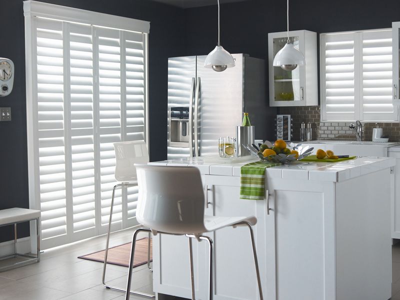An example of the high-quality PVC shutters we provide